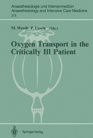 bokomslag Oxygen Transport in the Critically Ill Patient