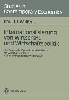 bokomslag Internationalisierung von Wirtschaft und Wirtschaftspolitik