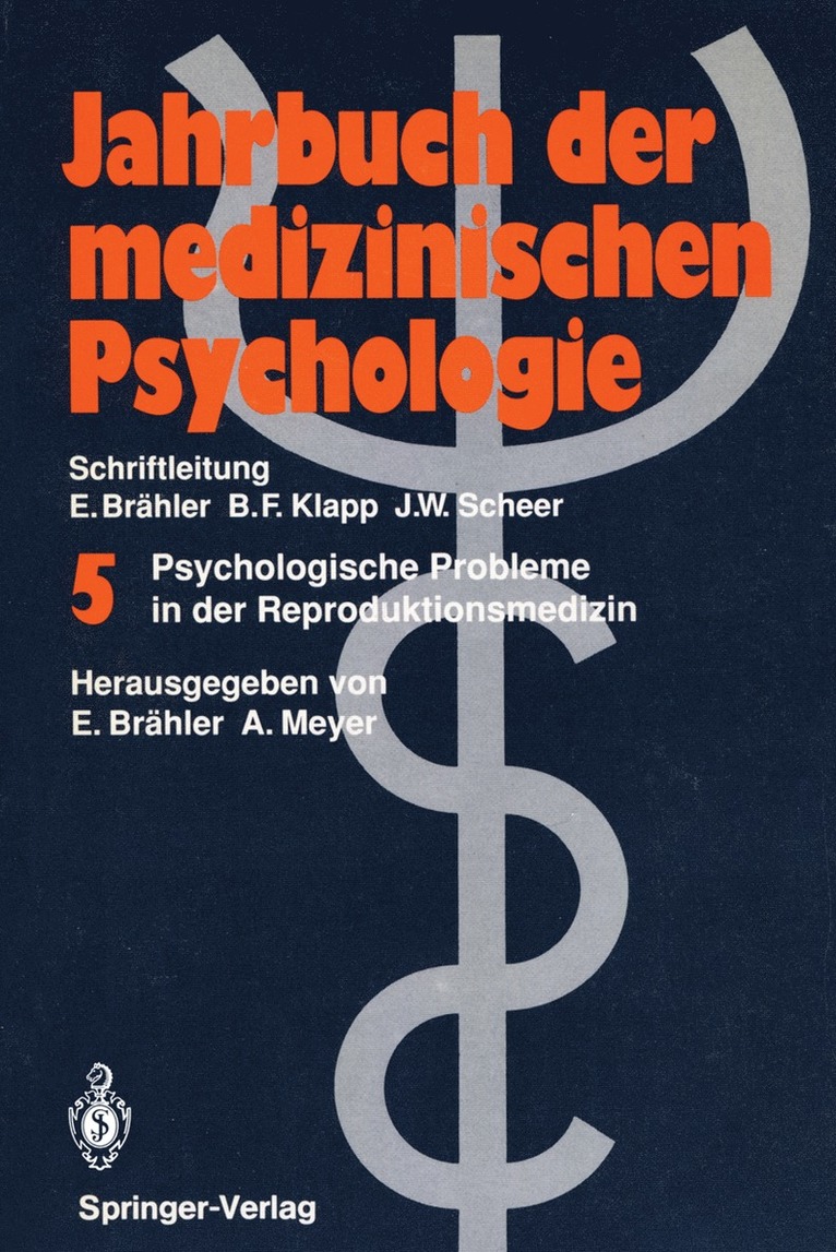 Elmar Brähler, Annelene Meyer - Psychologische Probleme in der Reproduktionsmedizin, Häftad