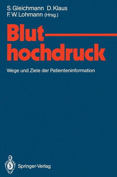 bokomslag Bluthochdruck