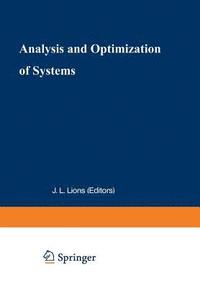 bokomslag Analysis and Optimization of Systems