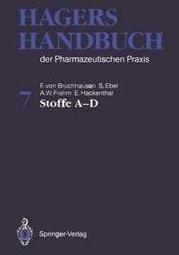 bokomslag Hagers Handbuch Der Pharmazeutischen Praxis: Band 7: Stoffe A-D