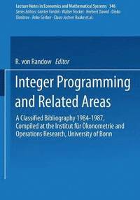 bokomslag Integer Programming and Related Areas