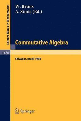 bokomslag Commutative Algebra