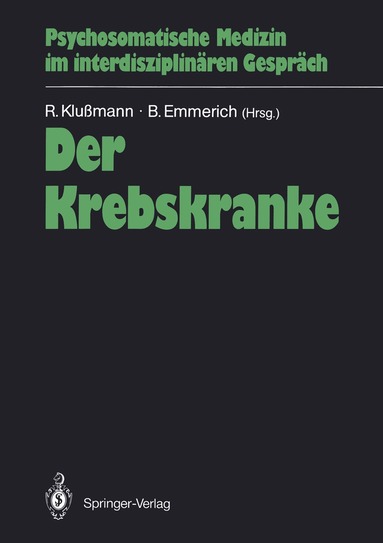 Rudolf Klußmann, Berthold Emmerich - Der Krebskranke, Häftad
