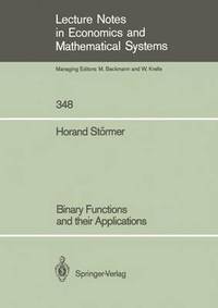 bokomslag Binary Functions and their Applications