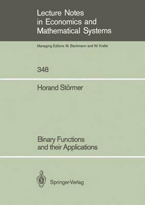 bokomslag Binary Functions and their Applications