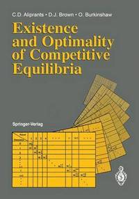 bokomslag Existence and Optimality of Competitive Equilibria