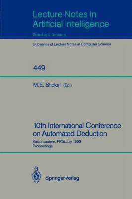 bokomslag 10th International Conference on Automated Deduction