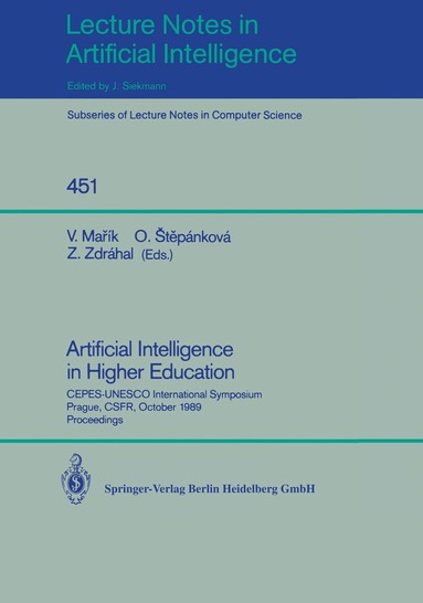 Vladimir Marik, Olga Stepankova, Zdenek Zdrahal - Artificial Intelligence in Higher Education, Häftad
