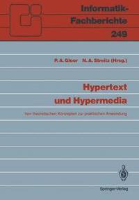 bokomslag Hypertext und Hypermedia