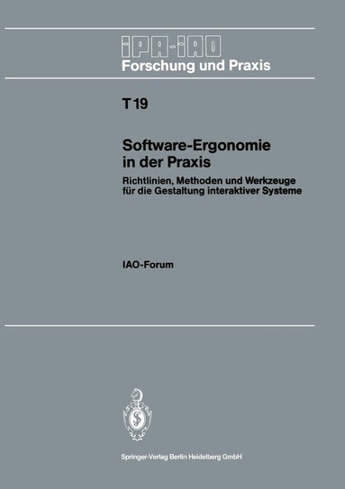 Hans-Jörg Bullinger - Software-Ergonomie in der Praxis, Häftad