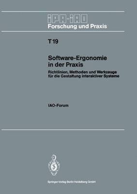 bokomslag Software-Ergonomie in der Praxis