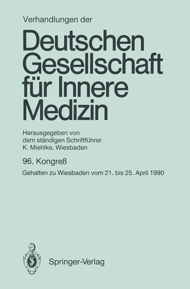Klaus Miehlke - Verhandlungen der Deutschen Gesellschaft für Innere Medizin, Häftad
