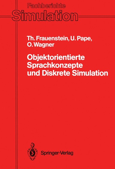 bokomslag Objektorientierte Sprachkonzepte und Diskrete Simulation