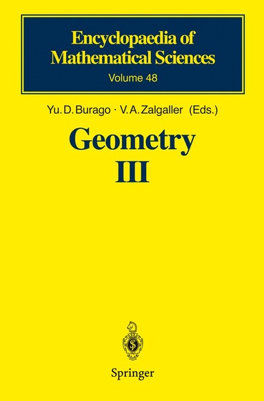 bokomslag Geometry III