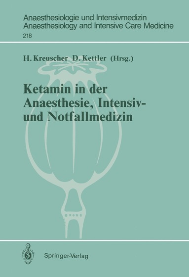 bokomslag Ketamin in der Anaesthesie, Intensiv- und Notfallmedizin