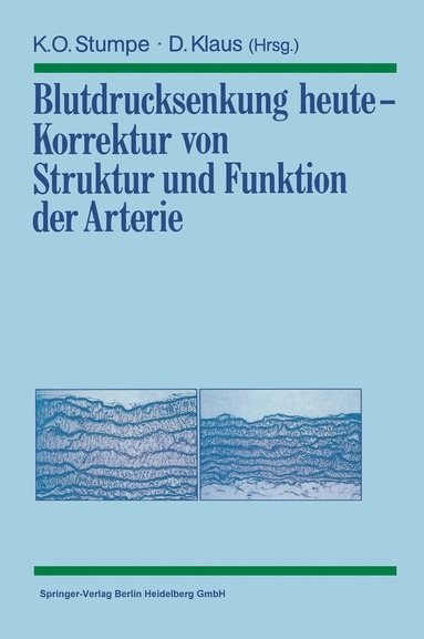 bokomslag Blutdrucksenkung heute  Korrektur von Struktur und Funktion der Arterie