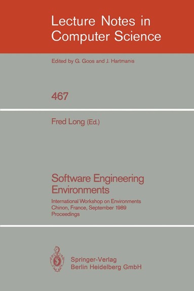 Fred Long - Software Engineering Environments, Häftad