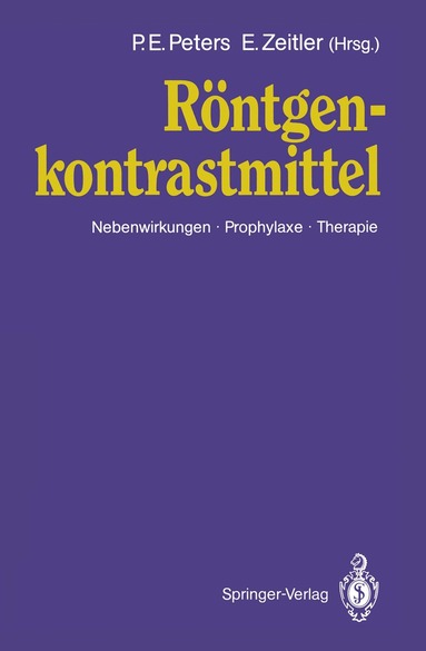 P.E. Peters, E. Zeitler - Röntgen kontrastmittel, Häftad