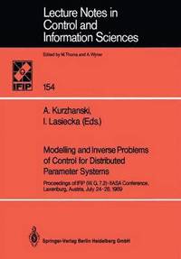 bokomslag Modelling and Inverse Problems of Control for Distributed Parameter Systems
