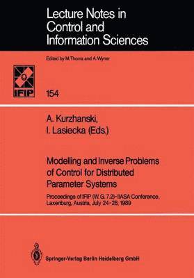 bokomslag Modelling and Inverse Problems of Control for Distributed Parameter Systems