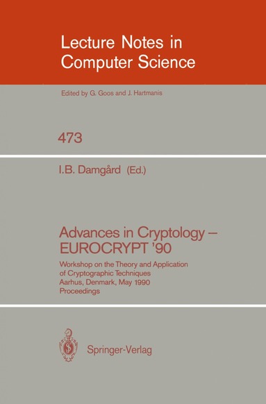 bokomslag Advances in Cryptology - EUROCRYPT '90