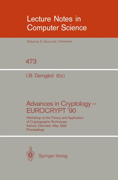 bokomslag Advances in Cryptology  EUROCRYPT '90