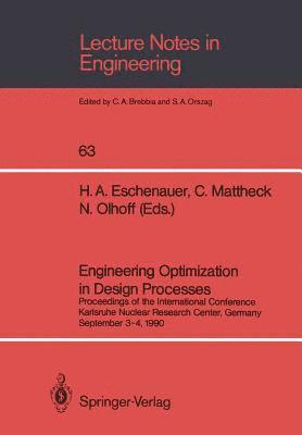 Engineering Optimization in Design Processes 1