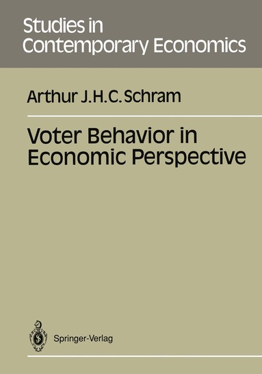 bokomslag Voter Behavior in Economics Perspective