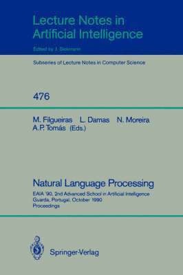Miguel Filgueiras, Luis Damas, Nelma Moreira, Ana P. Tomas - Natural Language Processing, Häftad