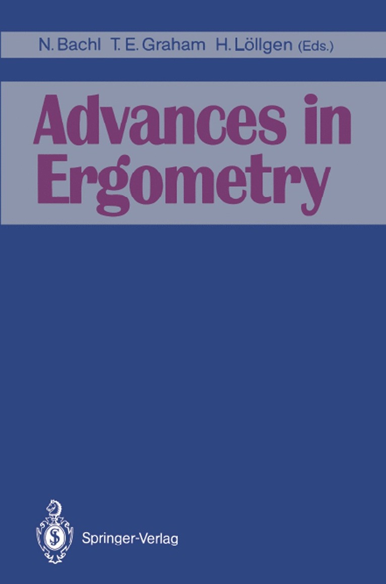 Norbert Bachl, T.E. Graham, H. Löllgen, T. E. Graham - Advances in Ergometry, Häftad