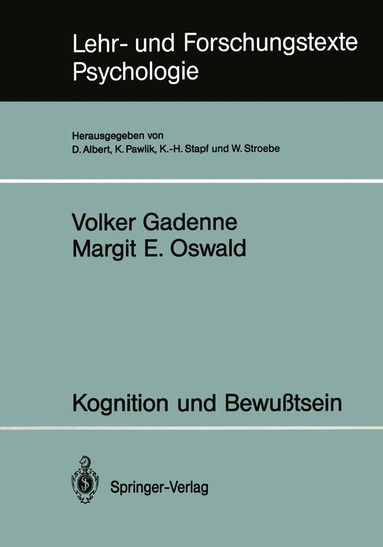 bokomslag Kognition und Bewußtsein