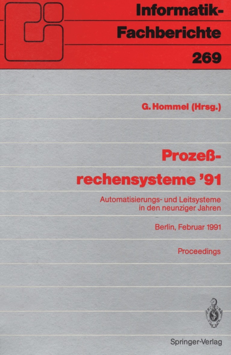 Günter Hommel, Günter Hommel - Prozeßrechensysteme ’91, Häftad