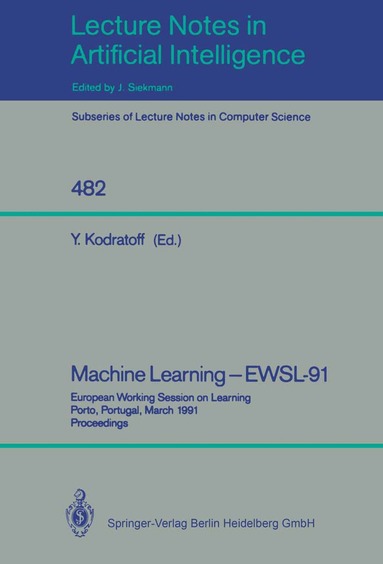 Yves Kodratoff - Machine Learning - EWSL-91, Häftad