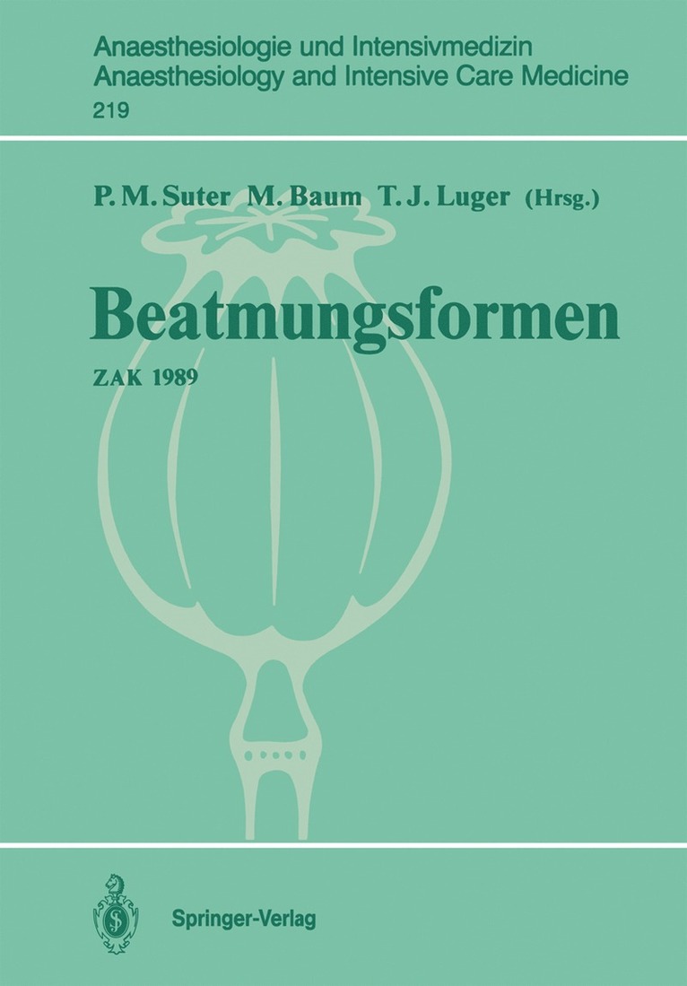Peter M. Suter, Marcel Baum, Thomas J. Luger - Beatmungsformen, Häftad