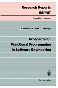 bokomslag Prospects for Functional Programming in Software Engineering