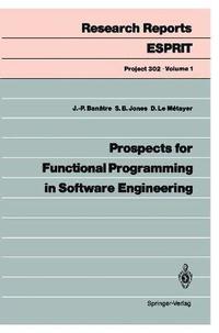 bokomslag Prospects for Functional Programming in Software Engineering