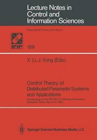 bokomslag Control Theory of Distributed Parameter Systems and Applications