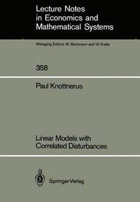 bokomslag Linear Models with Correlated Disturbances