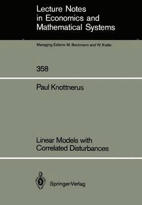 Linear Models with Correlated Disturbances 1