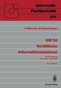bokomslag VIS 91 Verlliche Informationssysteme