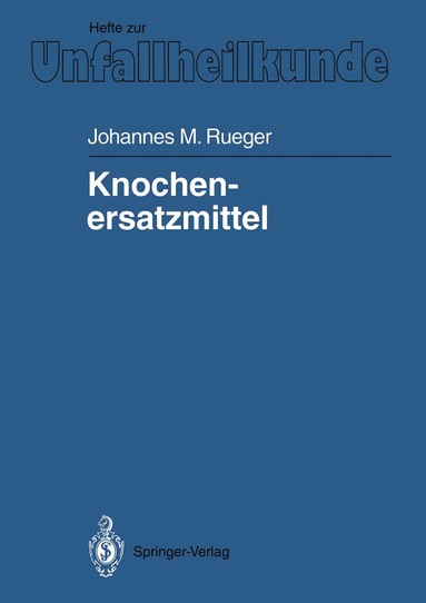 bokomslag Knochenersatzmittel