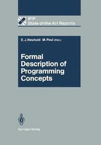 bokomslag Formal Description of Programming Concepts