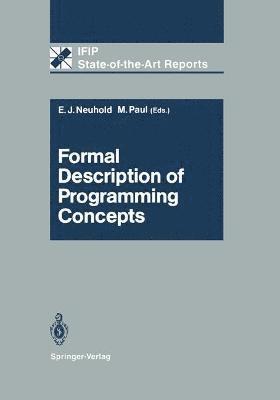 Formal Description of Programming Concepts 1