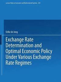 bokomslag Exchange Rate Determination and Optimal Economic Policy Under Various Exchange Rate Regimes
