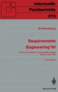 bokomslag Requirements Engineering '91
