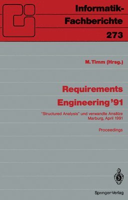 bokomslag Requirements Engineering 91