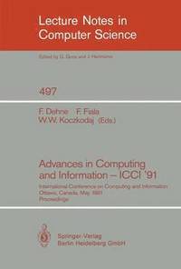 bokomslag Advances in Computing and Information - ICCI '91