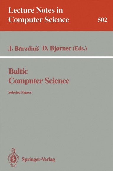 Janis Barzdins, Dines Bjørner - Baltic Computer Science, Häftad